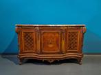 Credenza - Hout, Brons, Marmer, IJzer, Messing - Servante, Antiek en Kunst