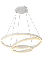 Lucide TRINITI - Hanglamp 80cm Wit 3000K dimbaar, Verzenden, Nieuw, Metaal
