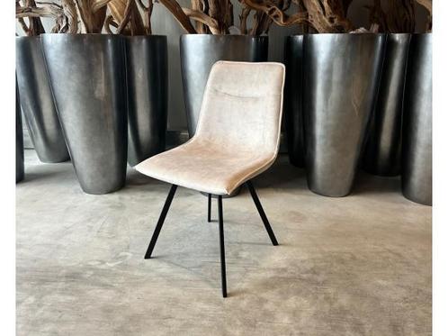 Veiling - Stoel Nora (set van 8) Velvet - Velours - Creme -, Huis en Inrichting, Stoelen, Nieuw