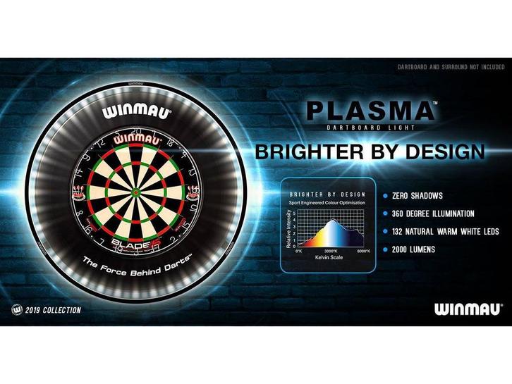 WINMAU Plasma 360 - Dartbord Verlichting - Helder ontwerp -, Sports & Fitness, Sports & Fitness Autre, Envoi