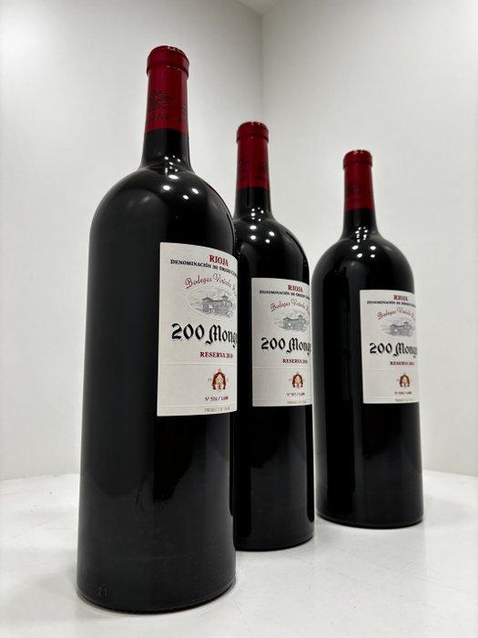 2014 Bodegas Vinícola Real, 200 Monges - Rioja Reserva - 3, Verzamelen, Wijnen
