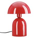 Ronde Retro Tafellamp – Rood Metaal, Nieuw, Ophalen of Verzenden, Metaal, Minder dan 50 cm