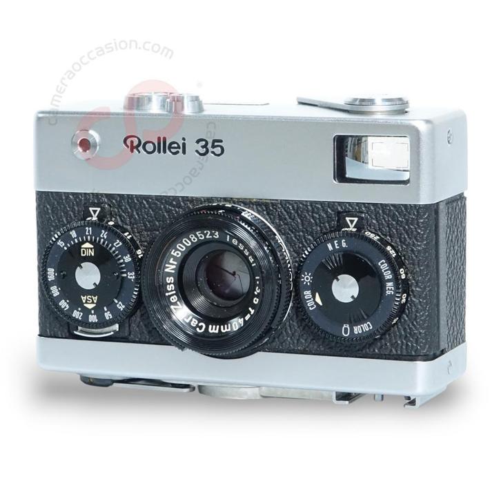 Rollei 35 + Carl Zeiss Tessar 40mm 3.5 nr. 1215, Audio, Tv en Foto, Fotocamera's Analoog, Compact, Zo goed als nieuw, Overige Merken