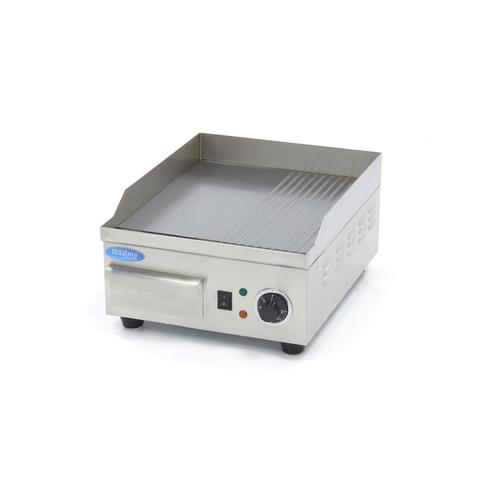 Grillplaat - Half Gegroefd - 36 cm - incl. Opvangbak, Elektronische apparatuur, Grillplaten, Tafelgrill, Nieuw, Verzenden