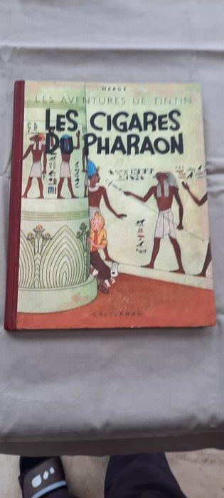 Tintin T4 - Les cigares du pharaon N&B (A18) – C - 1 Album - beschikbaar voor biedingen