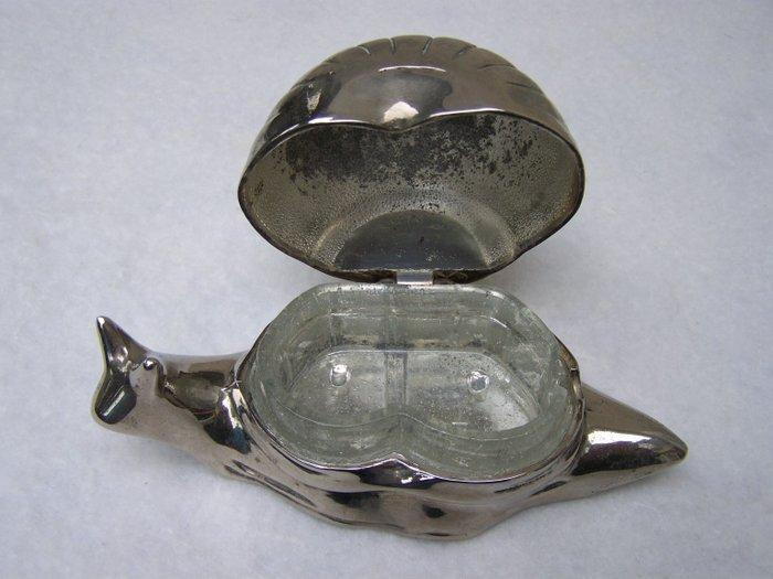 Asbak - Zilver - Escargot argenté, Antiek en Kunst, Antiek | Zilver en Goud