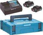 Makita 2xBL1021B + DC10SB - Accu & Lader Set, Doe-het-zelf en Bouw, Verzenden, Nieuw
