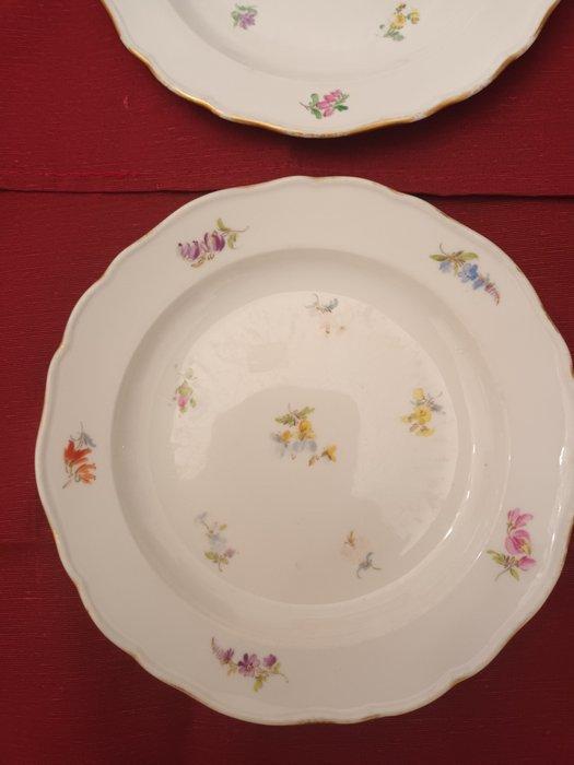 Meissen - Schotel (4) - Creamware, Antiquités & Art, Antiquités | Verre & Cristal