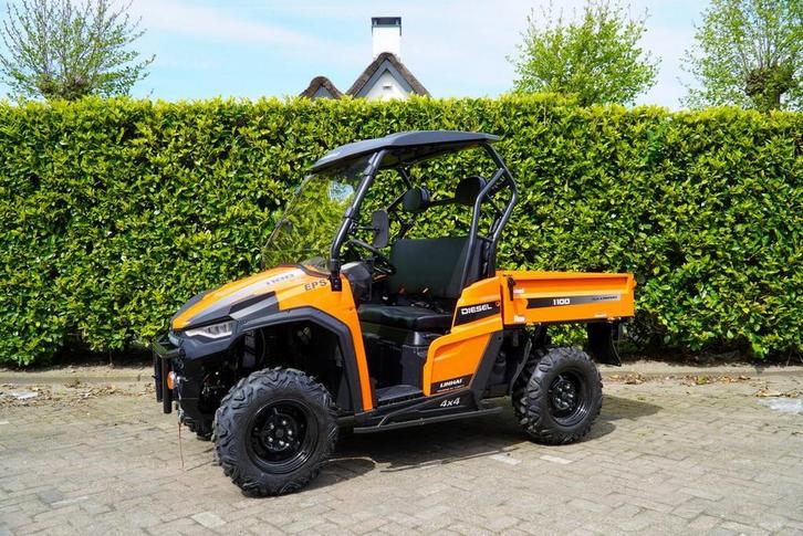 Linhai 1100 Diesel UTV Kubota 4x4 T1a Winch, Motoren, Quads en Trikes, 3 cilinders, 12 t/m 35 kW