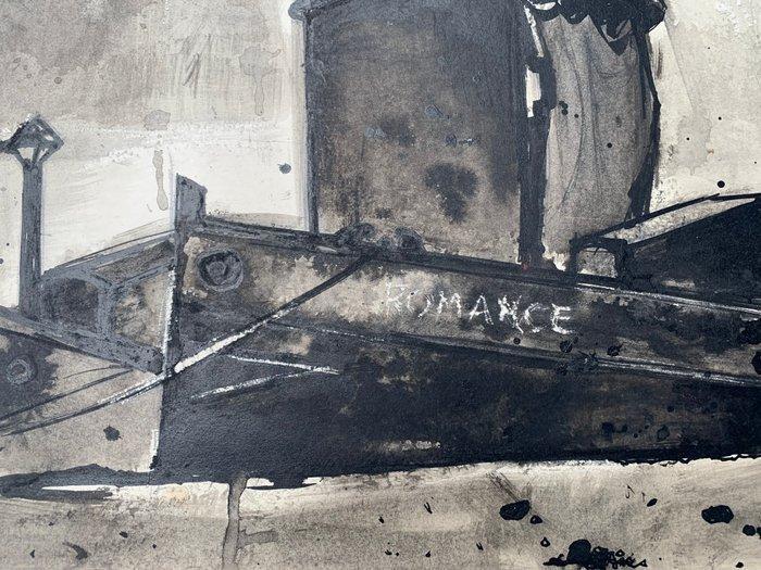 Yves Ganne (1931-2019) - Bateaux de marchandises en Bretagne, Antiek en Kunst, Kunst | Schilderijen | Klassiek