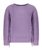 The New Chapter - Oversized Sweater gebreid Purple Lilac, Kinderen en Baby's, Kinderkleding | Maat 110, Nieuw, Jongen, Trui of Vest