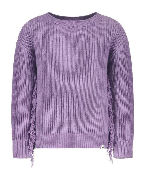 The New Chapter - Oversized Sweater gebreid Purple Lilac, Kinderen en Baby's, Kinderkleding | Maat 110, Jongen, Nieuw, Trui of Vest