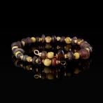 Oud-Romeins Bracelet, met Romeinse glazen kralen, Earrings