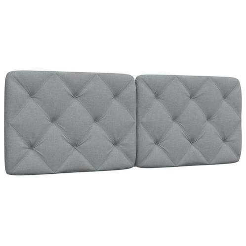 vidaXL Hoofdbordkussen 120 cm stof lichtgrijs, Huis en Inrichting, Slaapkamer | Bedden, Nieuw, Verzenden
