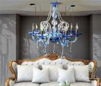 SLC Illumina - MG - Lustre - Cristal - Lustre 8L azur, Antiek en Kunst