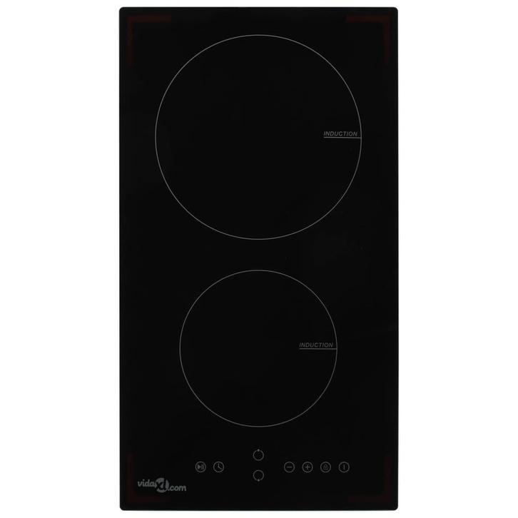 vidaXL Inductiekookplaat met 2 kookzones aanraakbediening, Elektronische apparatuur, Overige elektronische apparatuur, Nieuw, Verzenden