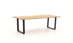 Apple Bee Condor tuintafel Black met teak blad 240 x 95 cm |, Tuin en Terras, Nieuw