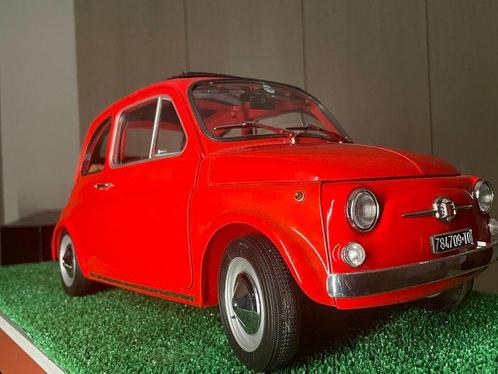 Hachette 1:8 - Modelauto - Fiat 500, Hobby en Vrije tijd, Modelauto's | 1:5 tot 1:12