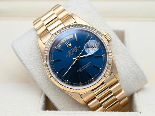 Rolex Day-Date Ref. 18238 Year 1990 (Box), Handtassen en Accessoires, Horloges | Heren, Polshorloge, Zo goed als nieuw, Rolex