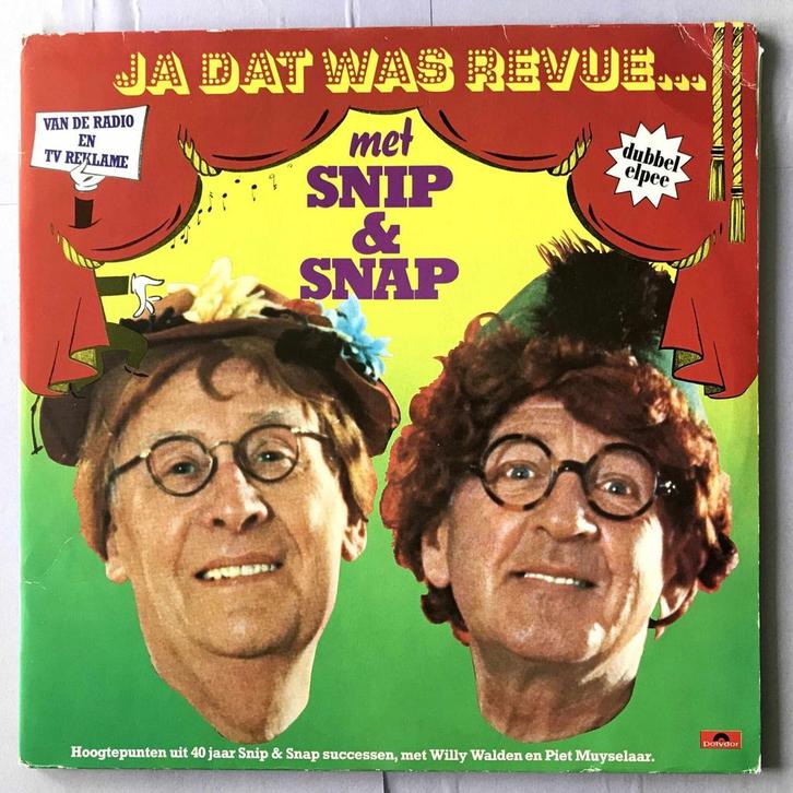 Snip & Snap – Ja Dat Was Revue... (2-12-Vinyl-LP), Cd's en Dvd's, Vinyl | Nederlandstalig, Ophalen of Verzenden