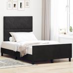 vidaXL Zwarte Velvet Bedlijst 120x200 cm, Huis en Inrichting, Slaapkamer | Bedden, Verzenden, Nieuw