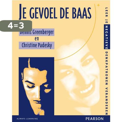 Je gevoel de baas 9789026515644 Dennis Greenberger, Boeken, Psychologie, Gelezen, Verzenden