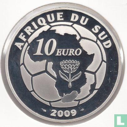 Frankrijk 10 euro 2009 (PROOF) 2010 Football World Cup i..., Postzegels en Munten, Munten | Europa | Euromunten, Losse munt, 10 euro