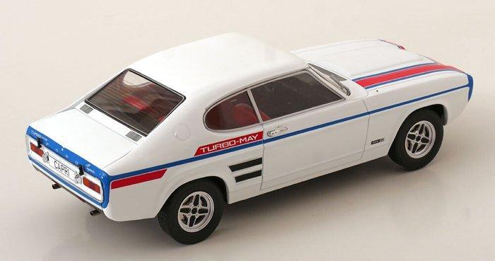 MCG 1:18 - Modelauto - Ford Capri MK1 GT Turbo - Wit, Hobby en Vrije tijd, Modelauto's | 1:5 tot 1:12