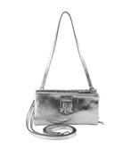 Burkely Schoudertas Zilver, Verzenden, Zo goed als nieuw