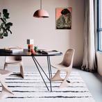 Zwart eiken tafel | Stel zelf samen | Gratis thuisbezorgd, Huis en Inrichting, Tafels | Eettafels, 200 cm of meer, 50 tot 100 cm