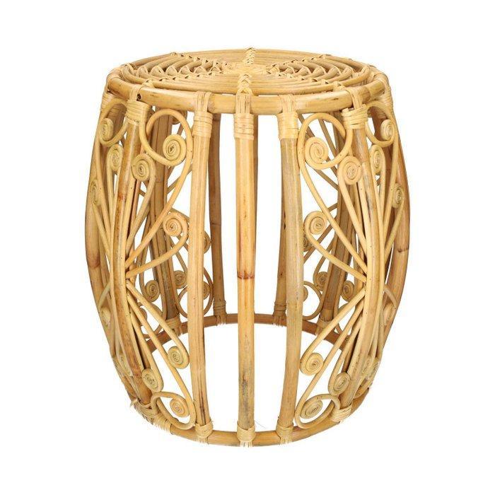 Kruk - Japandi - Hout, Rattan, Antiek en Kunst, Kunst | Designobjecten