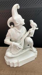 Katzhutte - Beeldje - Nar met luit en papegaai – Art Deco -