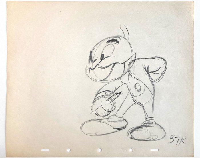 Rare : Jiminy Cricket Original Animation Drawing +, Verzamelen, Disney