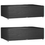 vidaXL Tuinmeubelhoezen 2 st 12 oogjes rechthoekig, Tuin en Terras, Verzenden, Nieuw