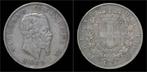 Italy Vittorio Emanuele Ii 5 lire 1869m zilver, Postzegels en Munten, Verzenden