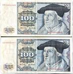 Duitsland, Bondsrepubliek. - 2 x 100 Deutsche Mark 1970 -, Postzegels en Munten