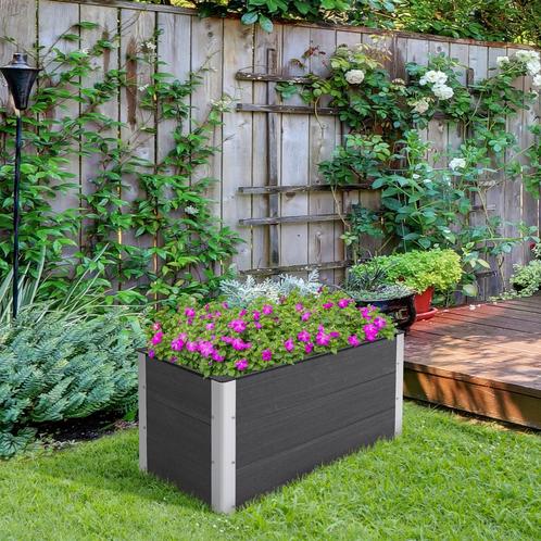 Bloembakken - Duurzaamheid - Weerbestendig - Grijs, Tuin en Terras, Bloembakken en Plantenbakken, Nieuw, Ophalen of Verzenden