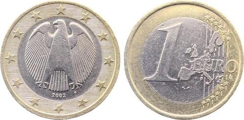 Duitsland Probe 1 Euro 2002 F verdrehte Sterne, fast bfr, Postzegels en Munten, Munten | Europa | Euromunten, België, Verzenden