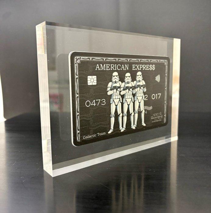 N.Nathan - Plexi Card GALACTIC TEAM, Antiek en Kunst, Kunst | Designobjecten