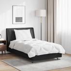 vidaXL Deken Set met kussen 2 pcs Wit Microvezel, Verzenden, Nieuw