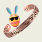 Gezondheids-klemarmband magnetisch koper -1,2 cm, Ophalen of Verzenden, Nieuw