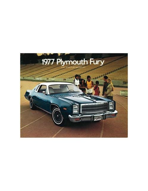 1977 PLYMOUTH FURY BROCHURE ENGELS, Livres, Autos | Brochures & Magazines