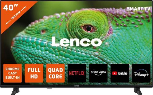 Lenco LED-4044BK - 40 inch - Smart TV- Full HD - Zwart, Huis en Inrichting, Woonaccessoires | Overige, Verzenden