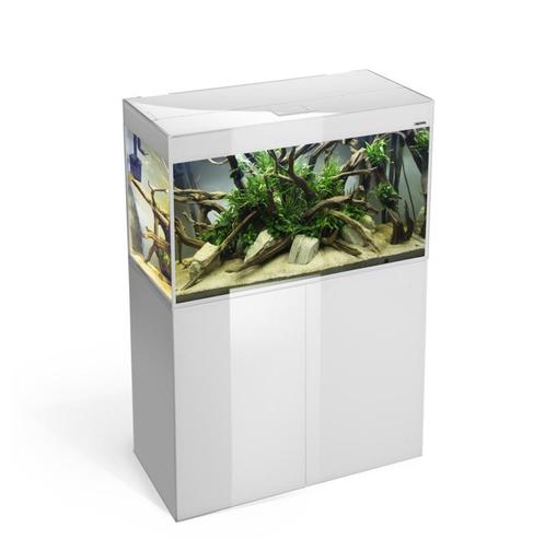 Osaka Glossy aquarium 120 White *Safe Tank* + Meubel, Animaux & Accessoires, Poissons | Aquariums & Accessoires, Enlèvement ou Envoi