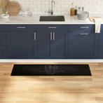 vidaXL Keuken Tapijt Zwart 150 x 45 cm Fluweel, Tuin en Terras, Verzenden, Nieuw