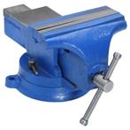 vidaXL Bankschroef 100 mm gietijzer blauw, Doe-het-zelf en Bouw, Gereedschap | Handgereedschap, Verzenden, Nieuw