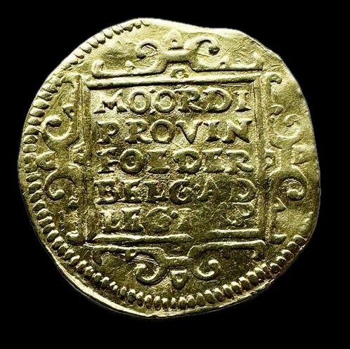 Nederland, Utrecht Gouden Enkele Dukaat 1612, Postzegels en Munten, Munten | Nederland