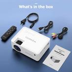V10 LED Projector - Mini Beamer Home Media Speler Wit, Verzenden, Nieuw