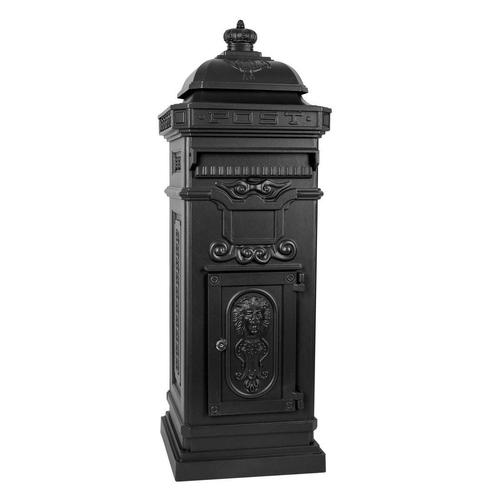 Brievenbus, Klassiek, Engelse, Kolombrievenbus, Vrijstaand, Tuin en Terras, Brievenbussen, Nieuw, Aluminium, Staande brievenbus