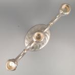 J. Schmid - Gelobde vorm - Kandelaar - .835 zilver, Antiek en Kunst